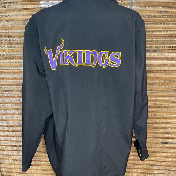 Men's Minnesota Vikings NFL Fleece Lined Zip Up Jacket - Sz. XLL - Picture 2 of 7